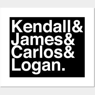 Big Time Rush Helvetica List Posters and Art